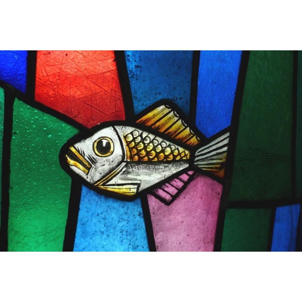 Pesce d'argento artistico