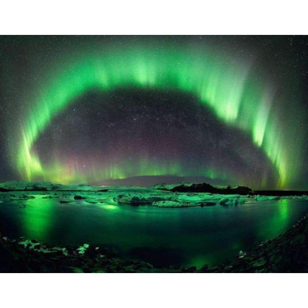 Verde aurora boreale