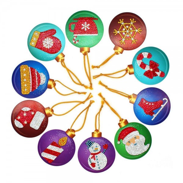 Ornamenti di natale (10 pezzi)